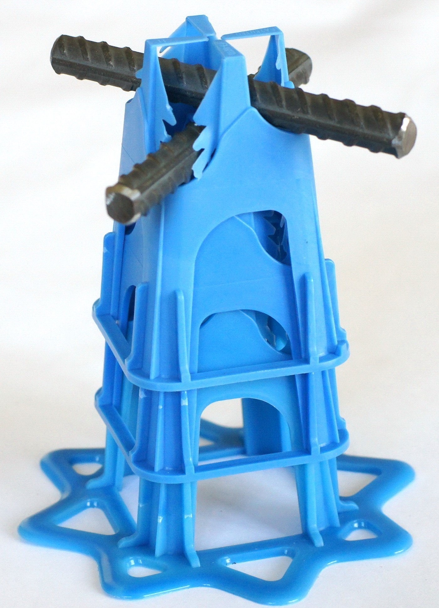 Стекирование фиксаторов арматуры по варианту "Стопка"