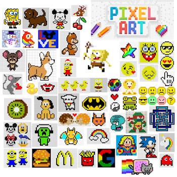 Примеры изображений Pixel Art