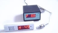 Прибор для измерения относительной влажности и температуры воздуха  